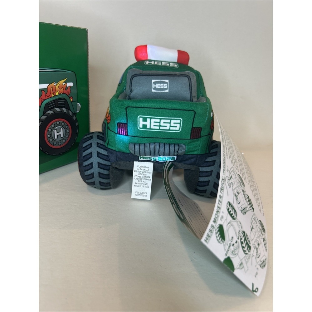 Hess 2026 Monster Truck My Plush Truck New In Box - Picture 9 of 9